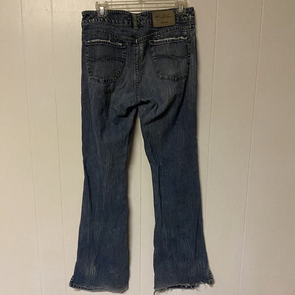 Silver Womens Jeans Distressed Size 29” Western Glove  Works - Picture 8 of 12